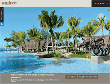 Tablet Screenshot of ambremauritius.com